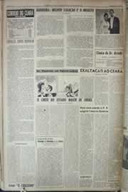 Página do jornal Correio do Ceará de outubro de 1959