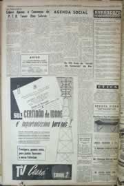 Página do jornal Correio do Ceará de outubro de 1959