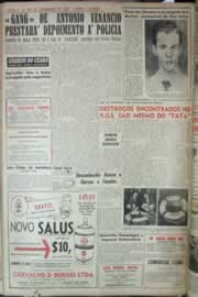 Página do jornal Correio do Ceará de outubro de 1959