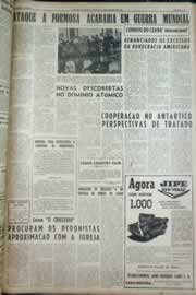 Página do jornal Correio do Ceará de outubro de 1959