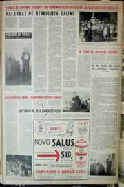 Página do jornal Correio do Ceará de outubro de 1959