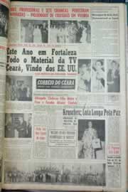 Página do jornal Correio do Ceará de outubro de 1959