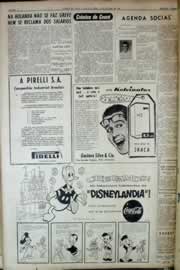 Página do jornal Correio do Ceará de outubro de 1959