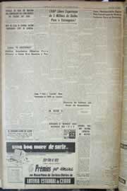 Página do jornal Correio do Ceará de outubro de 1959