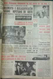 Página do jornal Correio do Ceará de outubro de 1959