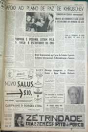 Página do jornal Correio do Ceará de outubro de 1959