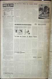 Página do jornal Correio do Ceará de outubro de 1959