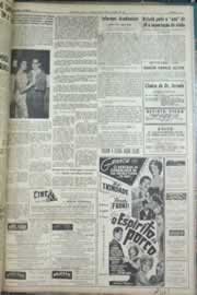 Página do jornal Correio do Ceará de outubro de 1959
