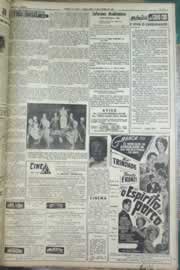 Página do jornal Correio do Ceará de outubro de 1959