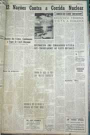Página do jornal Correio do Ceará de outubro de 1959