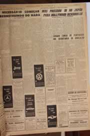 Página do jornal Correio do Ceará de outubro de 1961