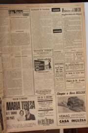 Página do jornal Correio do Ceará de outubro de 1961