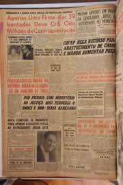 Página do jornal Correio do Ceará de outubro de 1961