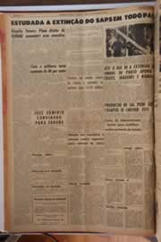 Página do jornal Correio do Ceará de outubro de 1961