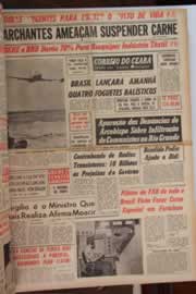 Página do jornal Correio do Ceará de outubro de 1961