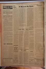 Página do jornal Correio do Ceará de outubro de 1961