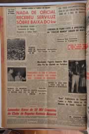 Página do jornal Correio do Ceará de outubro de 1961