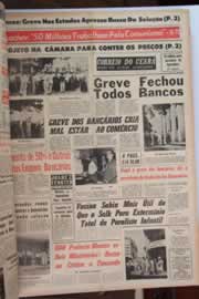 Página do jornal Correio do Ceará de outubro de 1961