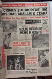 Página do jornal Correio do Ceará de outubro de 1961