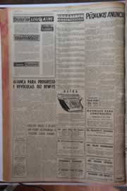 Página do jornal Correio do Ceará de outubro de 1961