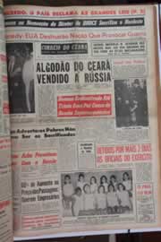 Página do jornal Correio do Ceará de outubro de 1961