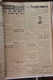 Página do jornal Correio do Ceará de novembro de 1961