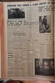 Página do jornal Correio do Ceará de novembro de 1961
