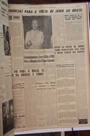 Página do jornal Correio do Ceará de novembro de 1961