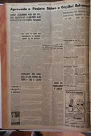 Página do jornal Correio do Ceará de novembro de 1961