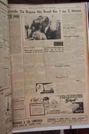 Página do jornal Correio do Ceará de novembro de 1961