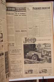 Página do jornal Correio do Ceará de dezembro de 1961