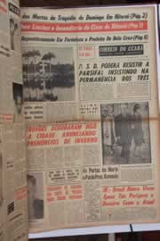 Página do jornal Correio do Ceará de dezembro de 1961