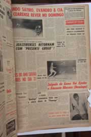 Página do jornal Correio do Ceará de dezembro de 1961