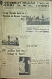 Página do jornal Correio do Ceará de julho de 1962