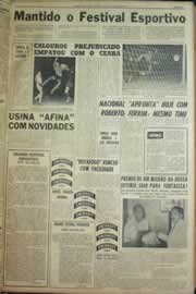 Página do jornal Correio do Ceará de julho de 1962