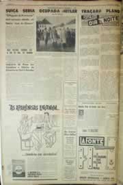 Página do jornal Correio do Ceará de julho de 1962