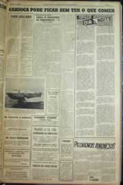 Página do jornal Correio do Ceará de julho de 1962