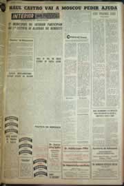 Página do jornal Correio do Ceará de julho de 1962
