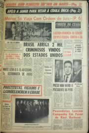 Página do jornal Correio do Ceará de julho de 1962