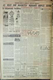 Página do jornal Correio do Ceará de julho de 1962
