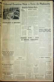 Página do jornal Correio do Ceará de julho de 1962