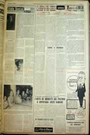 Página do jornal Correio do Ceará de julho de 1962