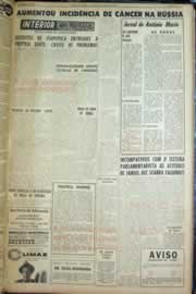Página do jornal Correio do Ceará de julho de 1962