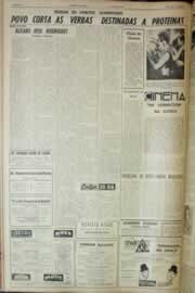 Página do jornal Correio do Ceará de julho de 1962