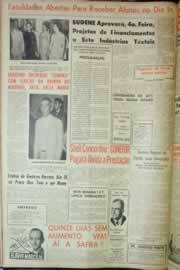 Página do jornal Correio do Ceará de julho de 1962