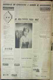 Página do jornal Correio do Ceará de julho de 1962