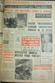 Página do jornal Correio do Ceará de agosto de 1962