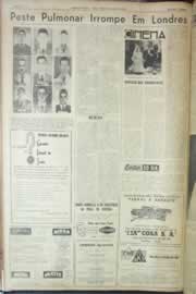 Página do jornal Correio do Ceará de agosto de 1962