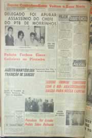 Página do jornal Correio do Ceará de agosto de 1962