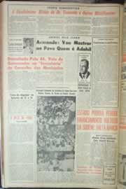 Página do jornal Correio do Ceará de agosto de 1962